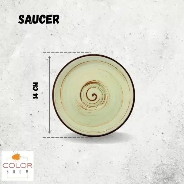 Pistachio Saucer 14 cm Pistachio Saucer 14 cm - Image 4